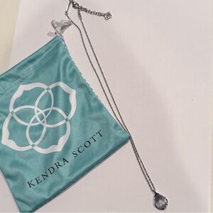 Kendra Scott Kiri necklace in slate and silver